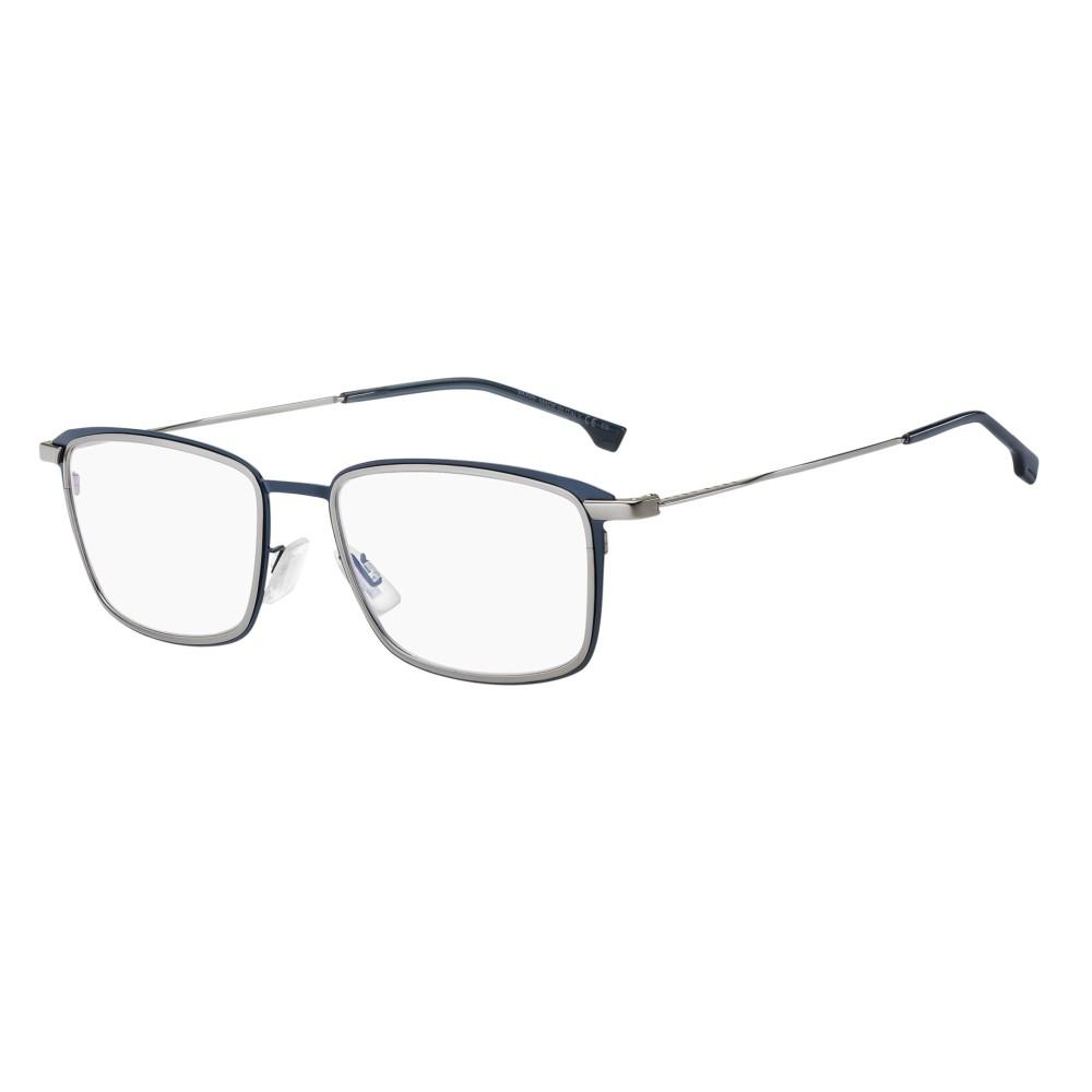 BOSS Occhiali Da Sole Uomo - Modello In Acetato Grigio Con Lenti Nere, Misura 56 - 3
