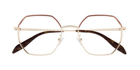 Alexander McQueen AM0338O Occhiali da vista 007 GD