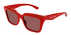Alexander McQueen AM0473S Occhiali da sole 003 RDBR