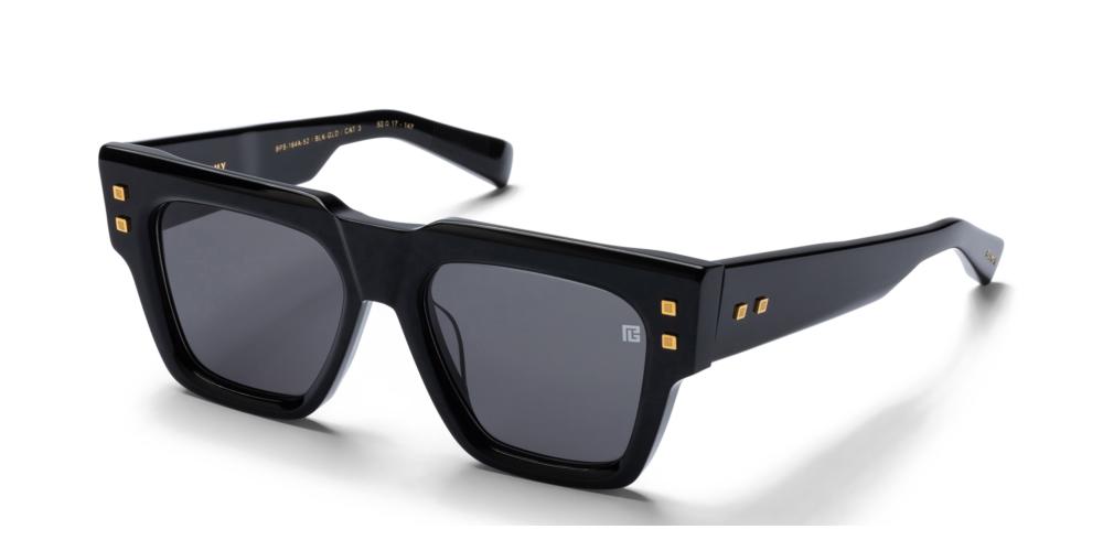 Balmain B-ARMY Occhiali da sole BPS-164A-52 BLK-GLD