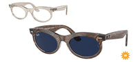 Ray-Ban CHANGE WAYFARER OVAL RB 2242 Occhiali da sole 1383/GG
