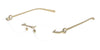 Gucci GG1702O Occhiali da vista 002 GLD