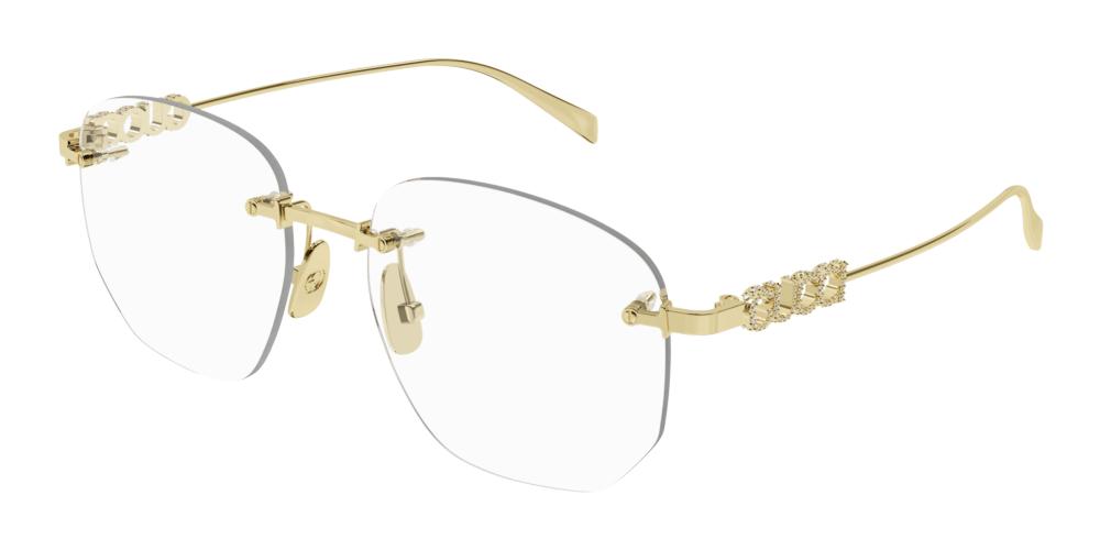Gucci GG1806O Occhiali da vista 001 GLD