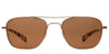 GARRETT LEIGHT HARBOR SUN Occhiali da sole G-YT/BRNSUV