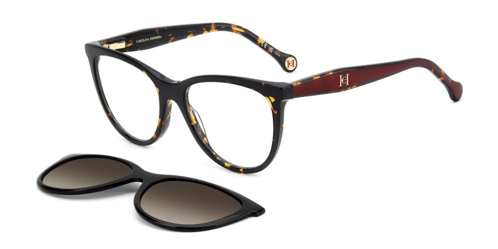 Carolina Herrera HER 0259/CS WITH CLIP ON Occhiali da sole 086/LA
