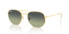 Ray-Ban HEXAGONAL RB 3548 LEGEND GOLD Occhiali da sole 001/BH