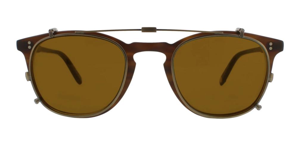 GARRETT LEIGHT KINNEY CLIP Occhiali da vista 5007-BG/BRN