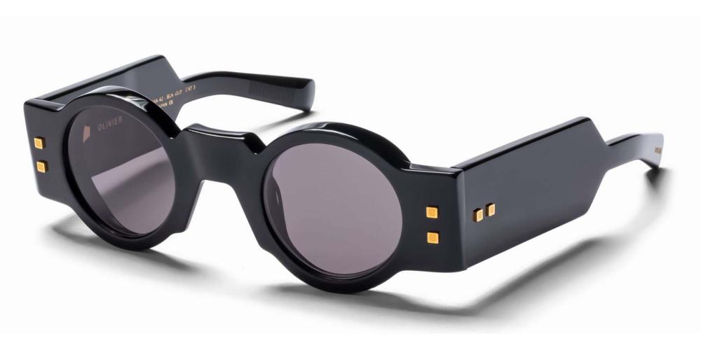 Balmain OLIVIER Occhiali da sole BPS-159A-42 BLK - GLD