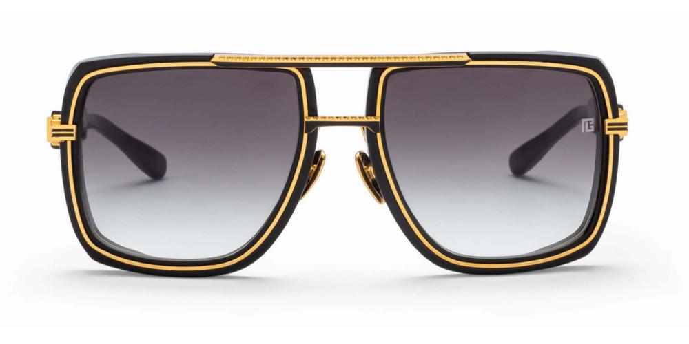 Balmain SOLDIER Occhiali da sole BPS-160A-59 BLK - GLD