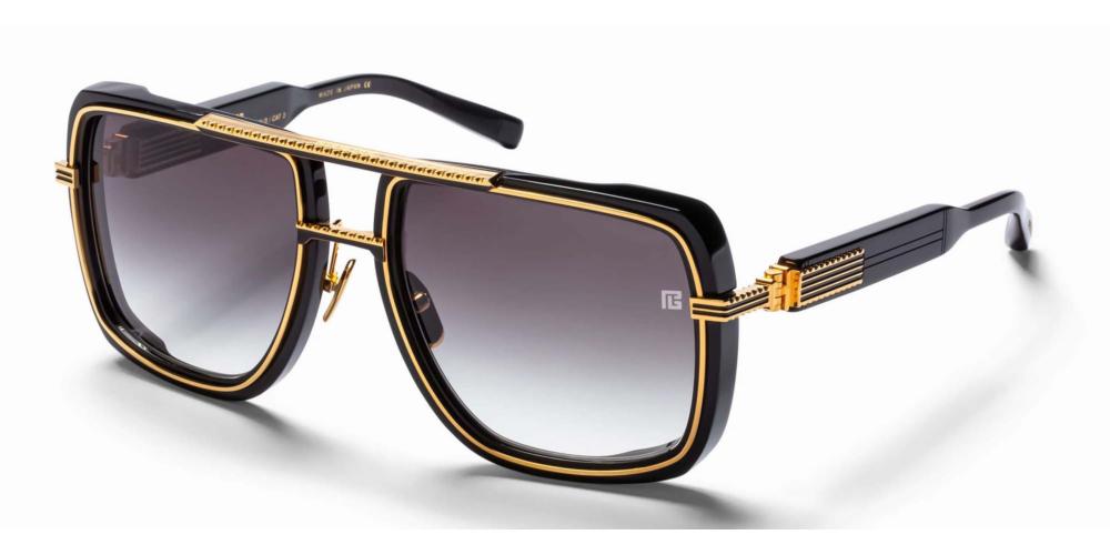 Balmain SOLDIER Occhiali da sole BPS-160A-59 BLK - GLD
