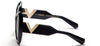 Valentino V - GOLD - III Occhiali da sole VLS-138A-53 BLK - GLD