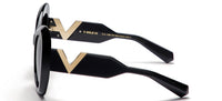Valentino V - GOLD - III Occhiali da sole VLS-138A-53 BLK - GLD