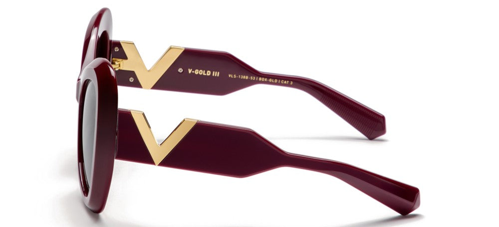 Valentino V - GOLD - III Occhiali da sole VLS-138B-53 BDX - GLD