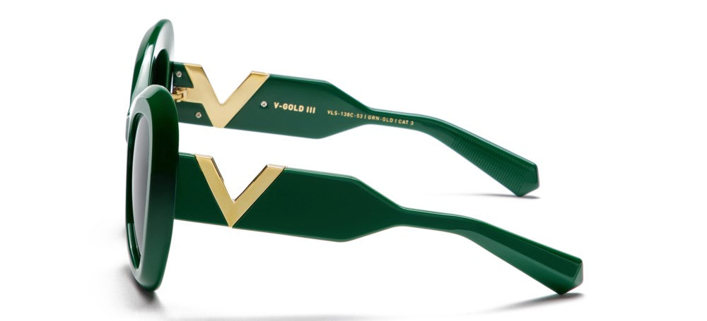 Valentino V - GOLD - III Occhiali da sole VLS-138C-53 GRN - GLD