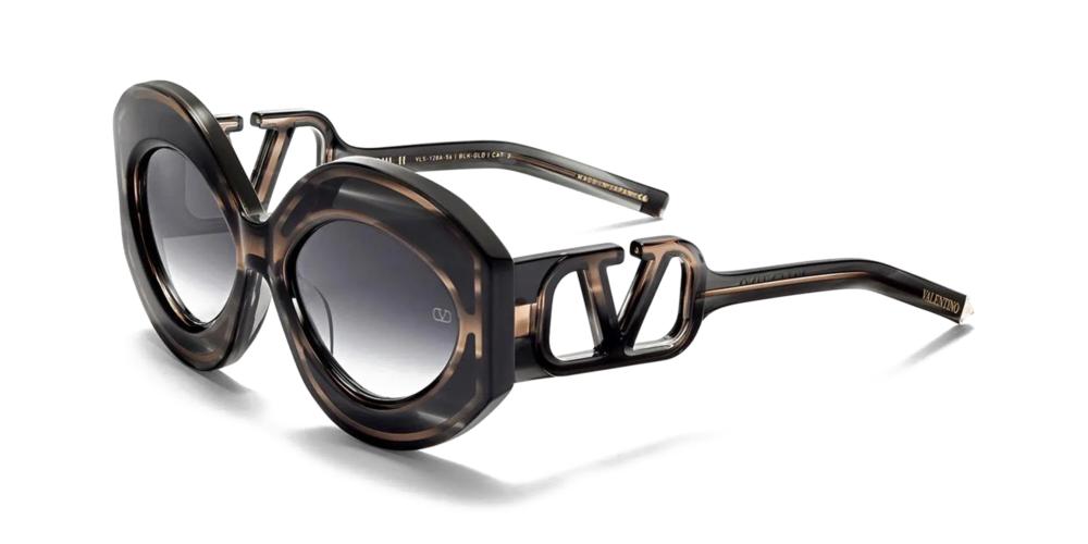 Valentino V - SOUL - II Occhiali da sole VLS-128A-56 BLK - GLD