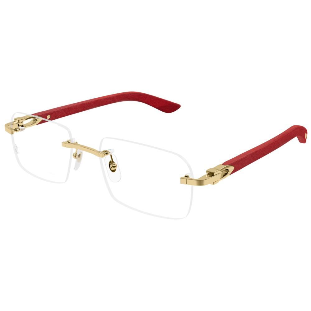 Occhiali Modello Cartier Occhiali Da Sole Cartier CT0271S 006 Oro